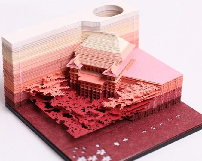 紙品激光鏤空機(jī)精雕3D便簽紙不會(huì)出現(xiàn)毛刺