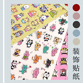 兒童貼紙切割，個性貼紙定制，精準(zhǔn)定位切割，巡邊切割一次成形不跑邊
